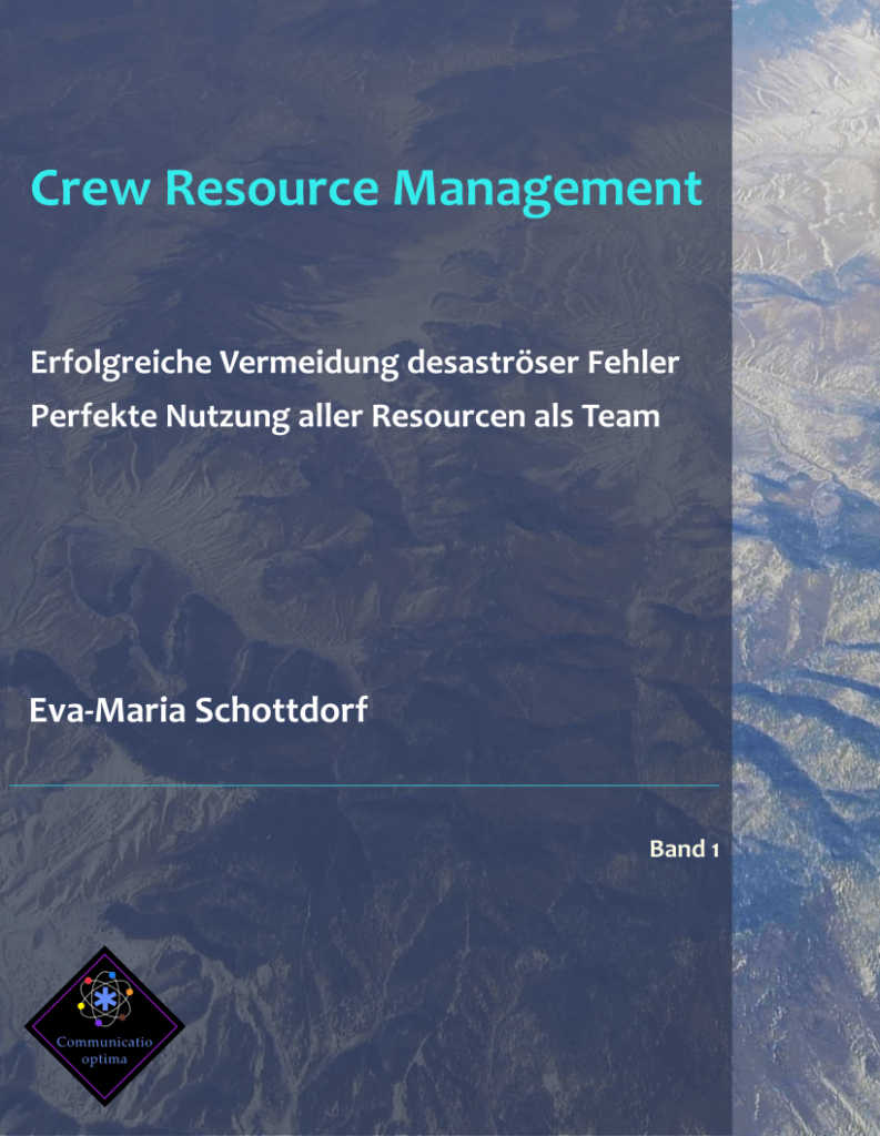 Frontseite des Buchumschlages für Crew Resource Management, Autorin Dr. Eva-Maria Schottdorf